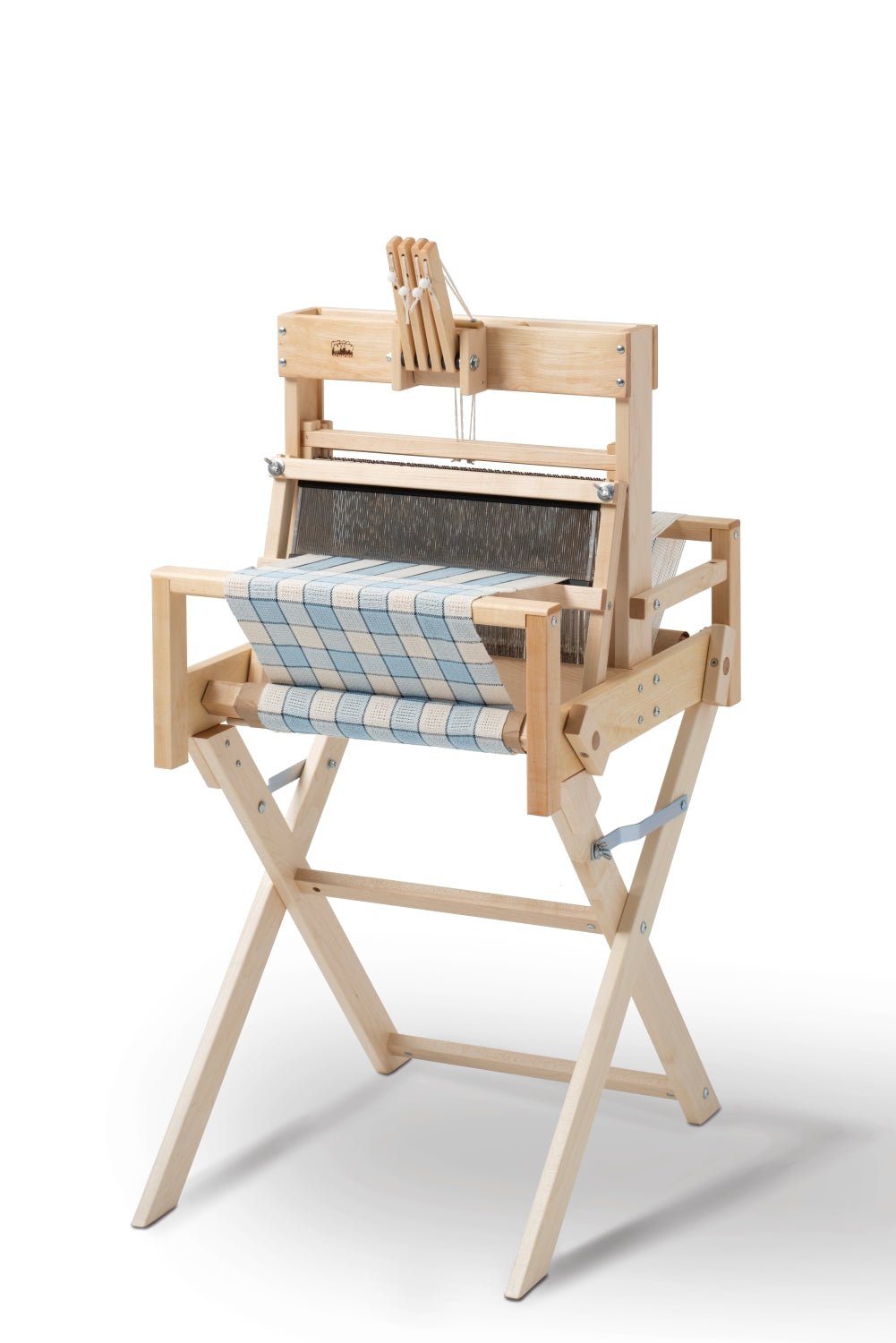 4-shaft Table Loom on Table Loom Stand