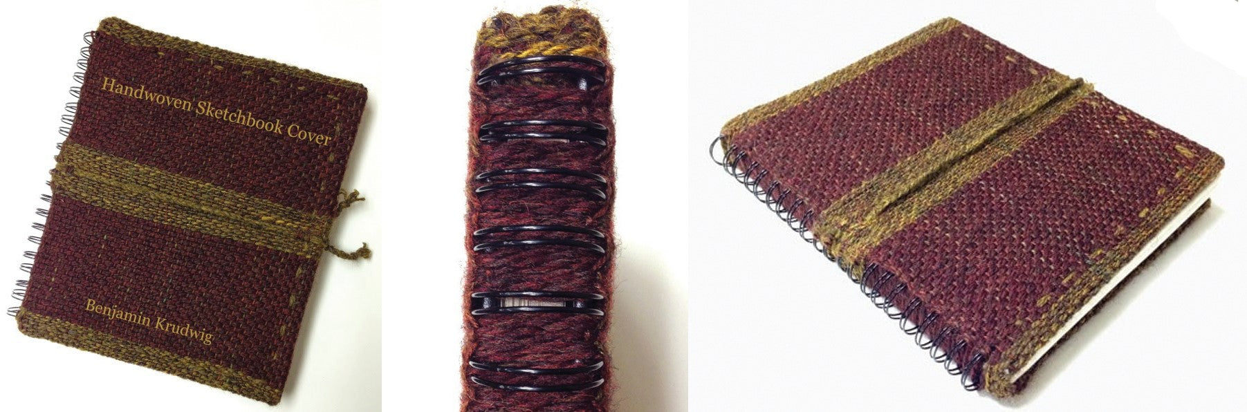 Handwoven Sketchbook Cover