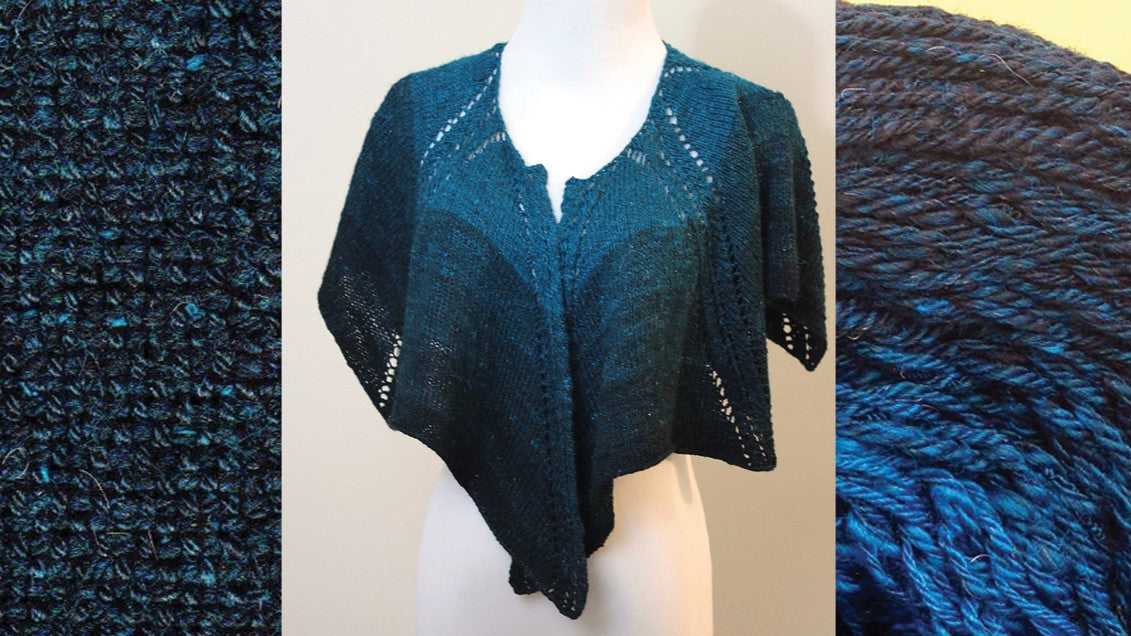 Ombre Yarn Update - Pulsar Shawl