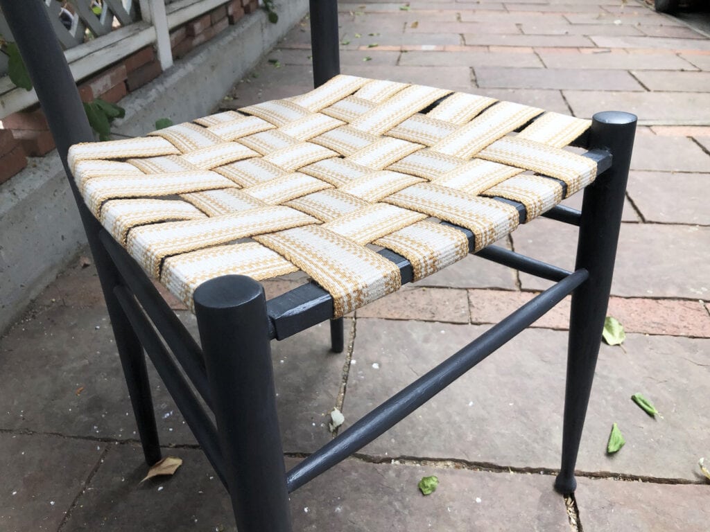 Inkle Band Woven Chair Seat