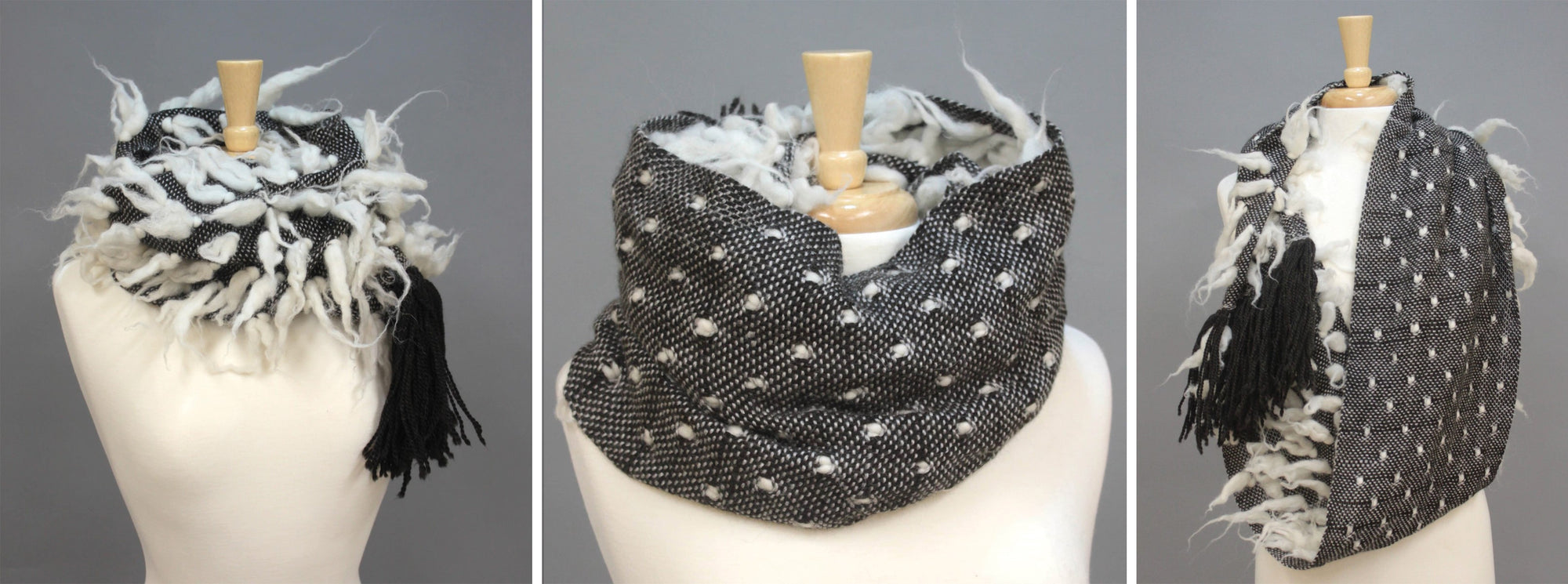 Reversible Tufted Cowl - Blue Sky Alpacas Collaboration