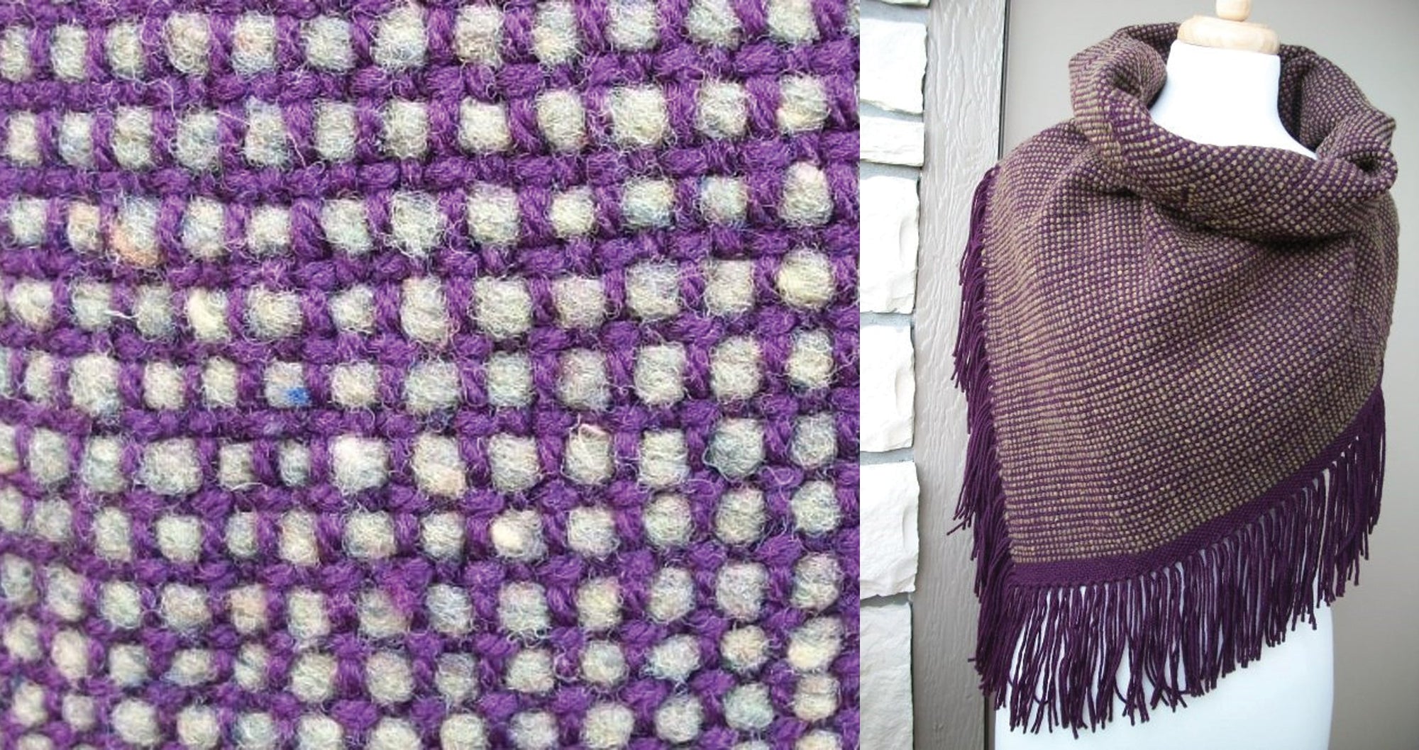 Windowpane Poncho