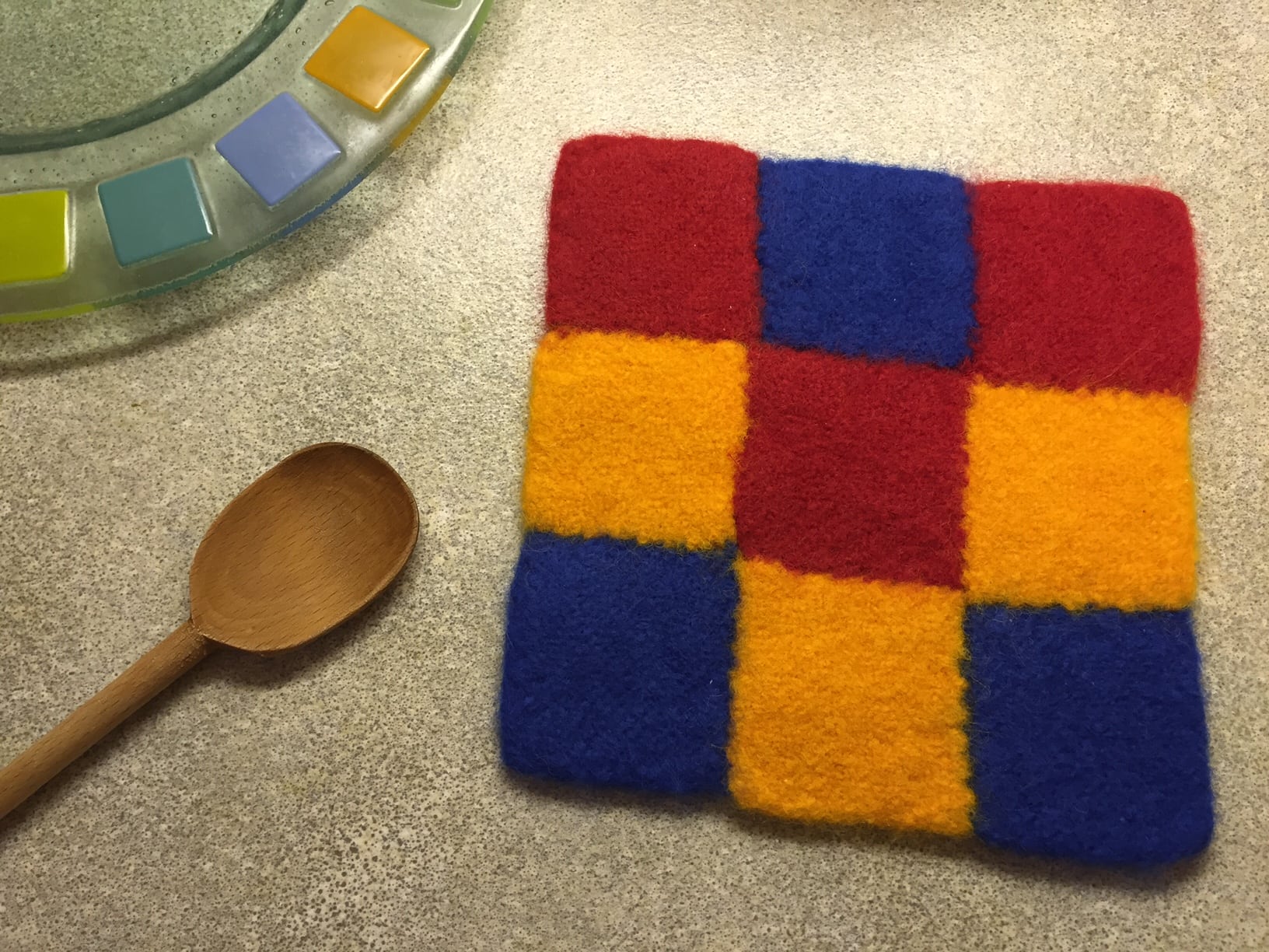 Zoom Loom Color Block Potholder