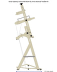 Arras Loom, Arras Stand, Arras Treadle Kit dimensions