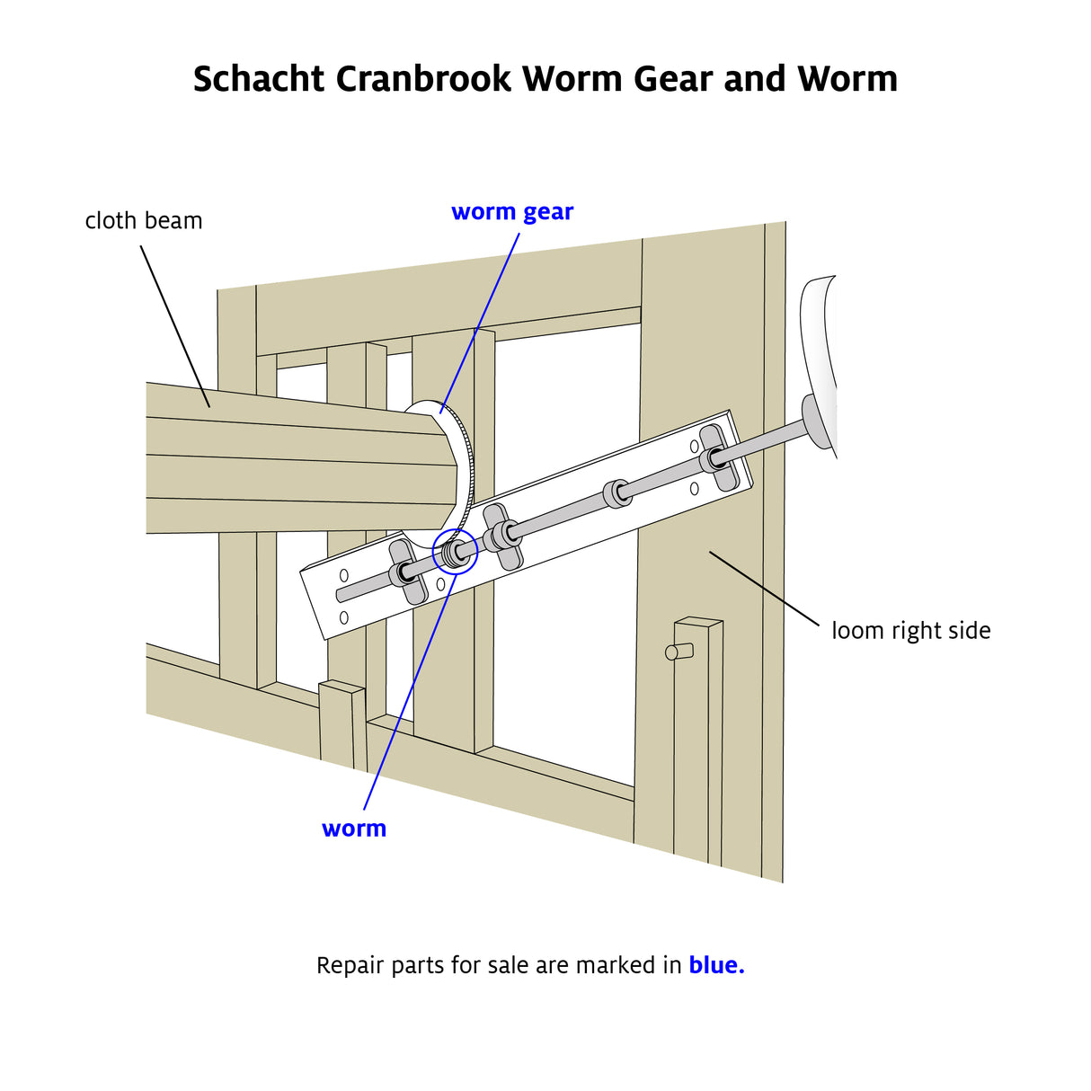 Worm Gear for Schacht Cranbrook