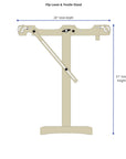 Flip Loom and Trestle Stand dimensions