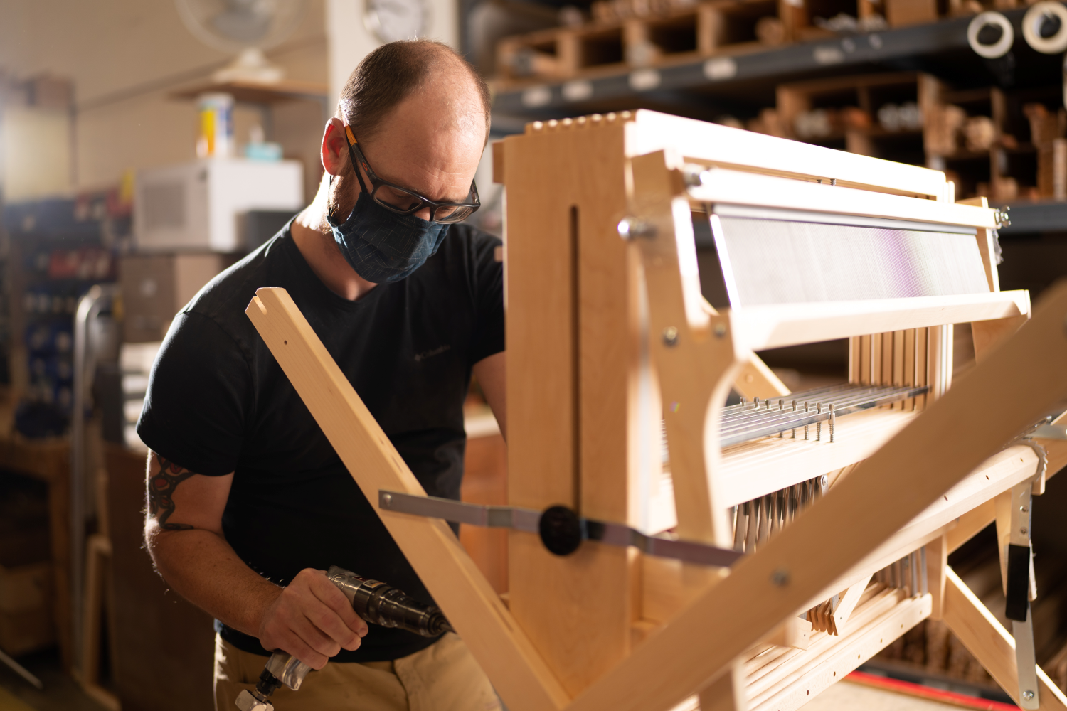 building Baby Wolf loom