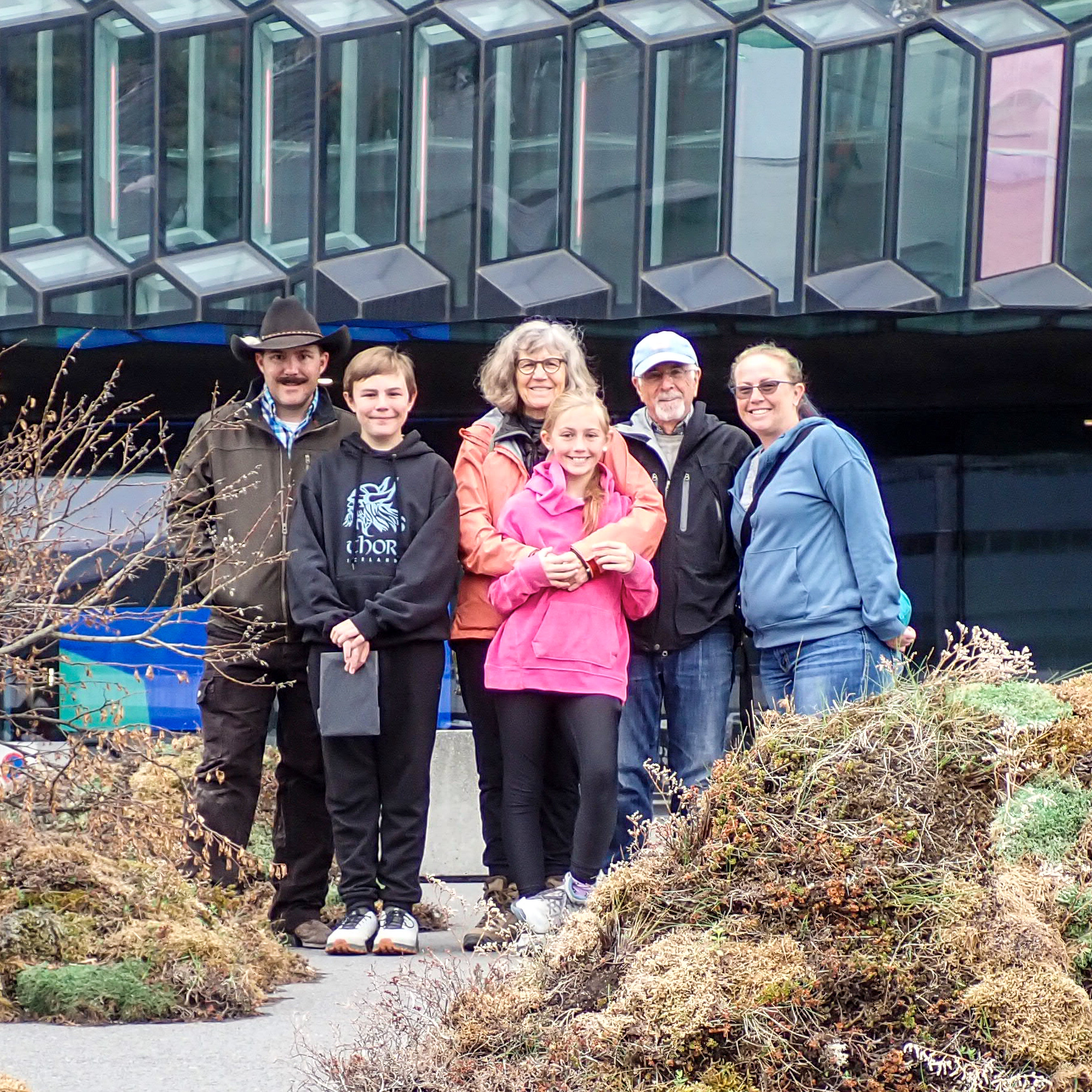 the Schacht-Patrick-Yaeger family in Iceland, 2023