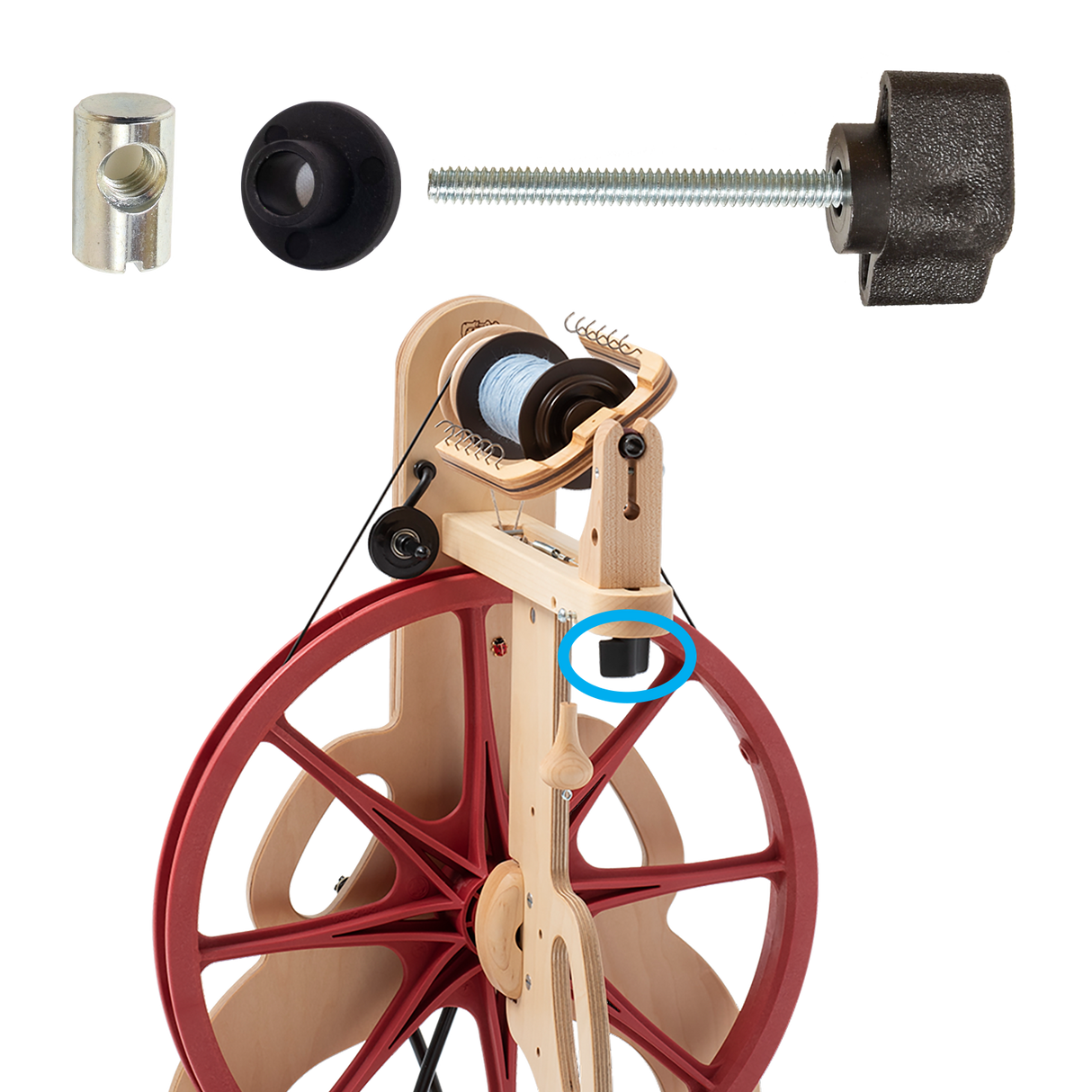 Front Maiden Knob Kit for Ladybug