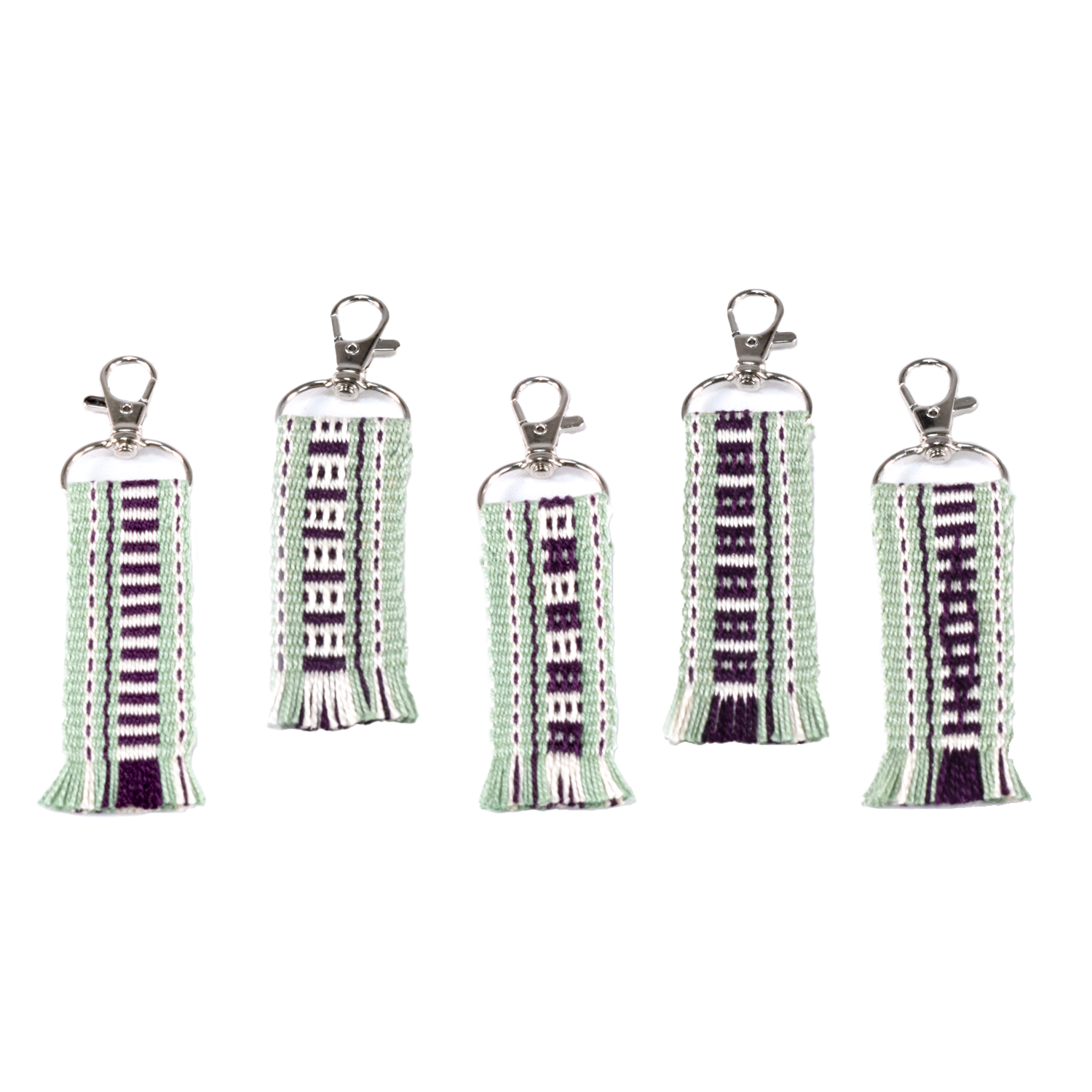 Beginning Inkle Weaving keychains