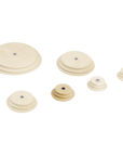 Spinning Wheel Whorls, Maple and Cherry