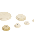 Spinning Wheel Whorls, Maple and Cherry