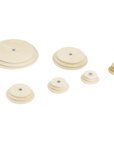 Spinning Wheel Whorls, Maple and Cherry