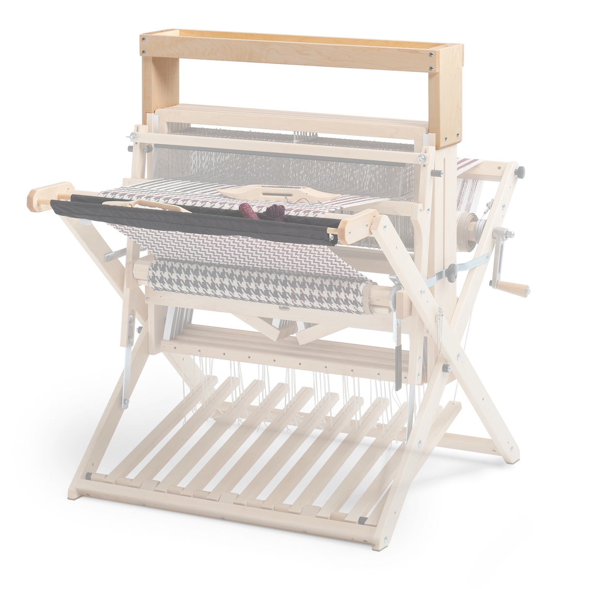 Baby Wolf 8-shaft loom with High Castle Tray and Trap