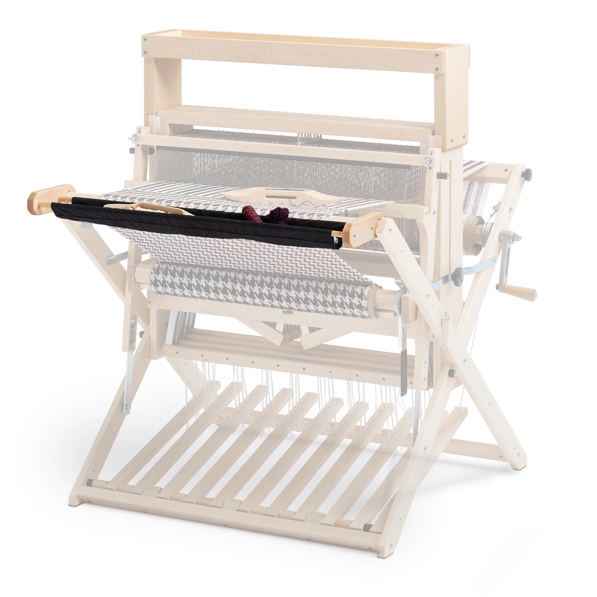 Baby Wolf 8-shaft loom with High Castle Tray and Trap