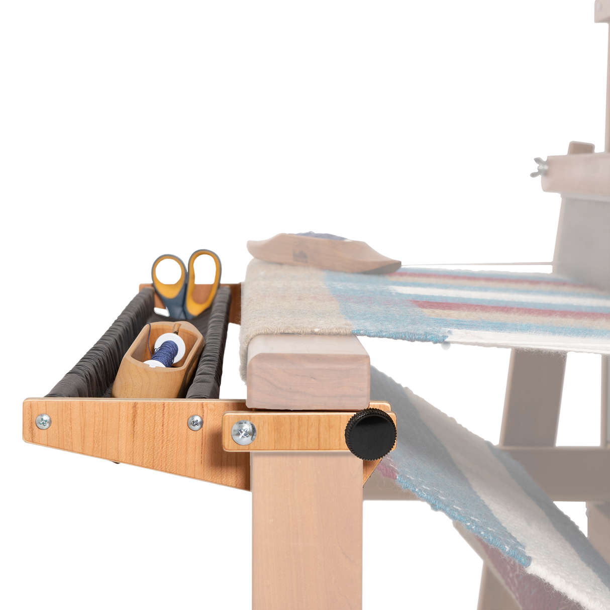 cherry trap on Standard Floor Loom