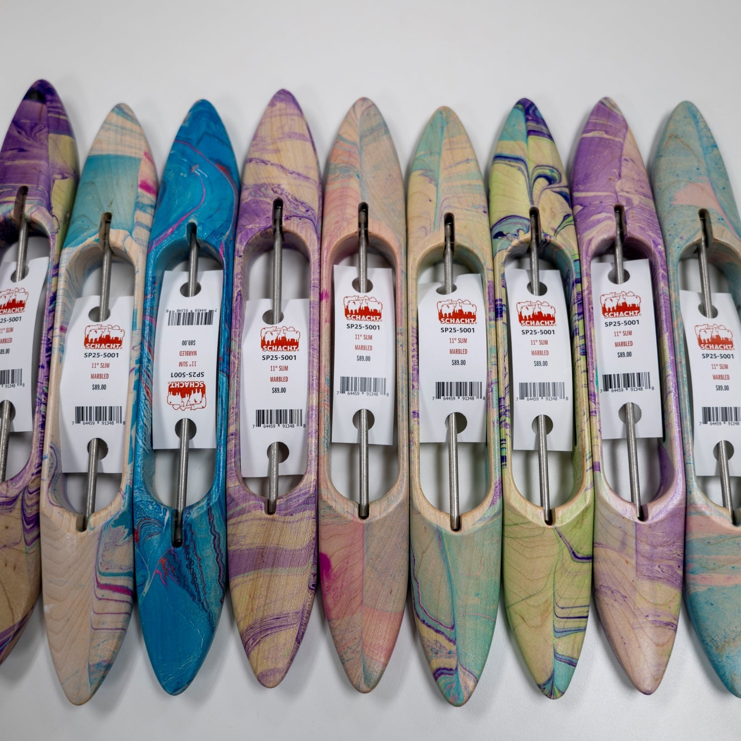 slim marbled boat shuttles