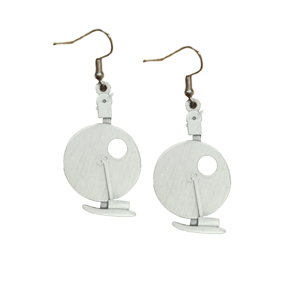 S10 spinning wheel earrings
