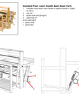 Brake Cable & Spring Kit for Standard Floor Loom Double Back Beam