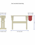 floor loom & bench bag dimensions