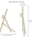 Tapestry Loom & A Frame Stand dimensions