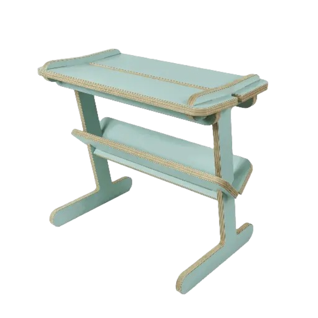 light blue harmony bench