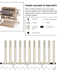 Treadle Block for Wolf Looms