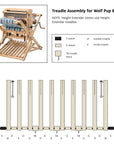 Treadle Block for Wolf Looms