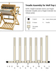 Treadle Block for Wolf Looms