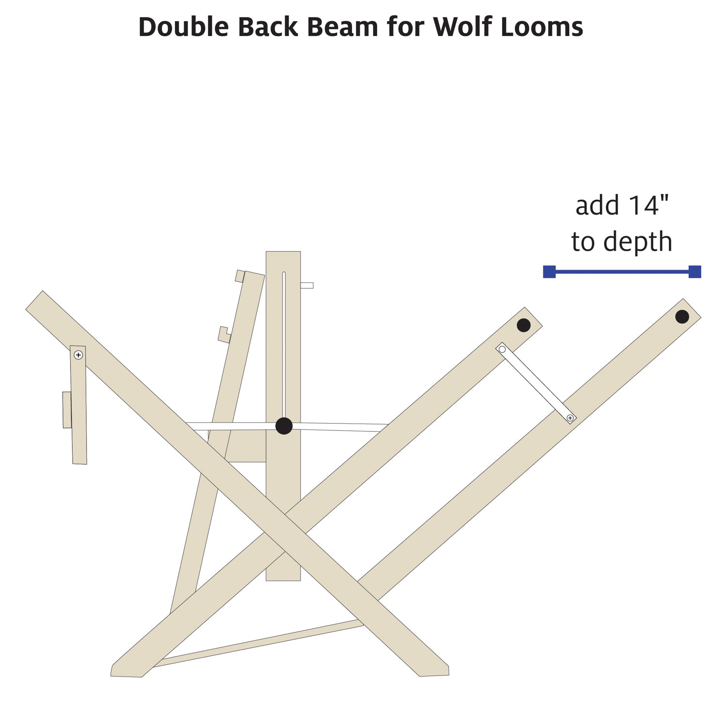 Wolf double back beam dimensions