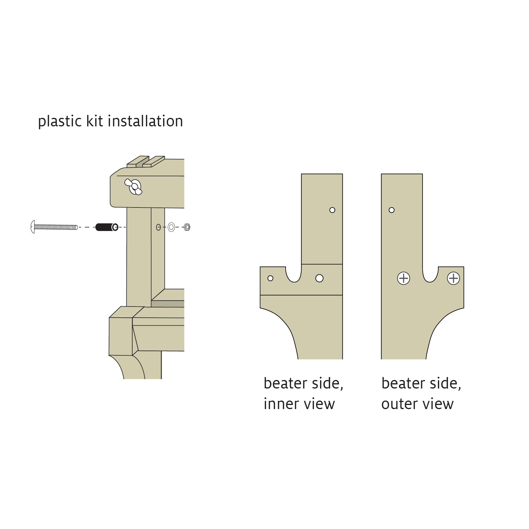 Beater Stop Kits for Wolf Looms – Schacht Spindle Company