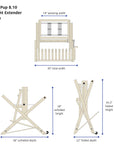 Wolf Pup 8.10 Height Extender loom dimensions
