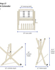 Wolf Pup LT Height Extender loom dimensions