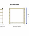 small warping board dimensions