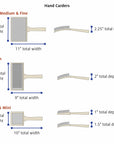 hand carder dimensions