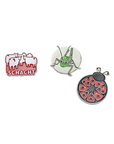 Enamel pins - Schacht logo, Ladybug, Cricket