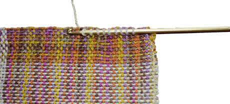 Picking Up Stitches on Woven Fabric