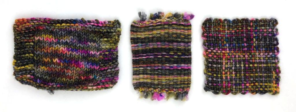 Yarn Swatching 3 Ways