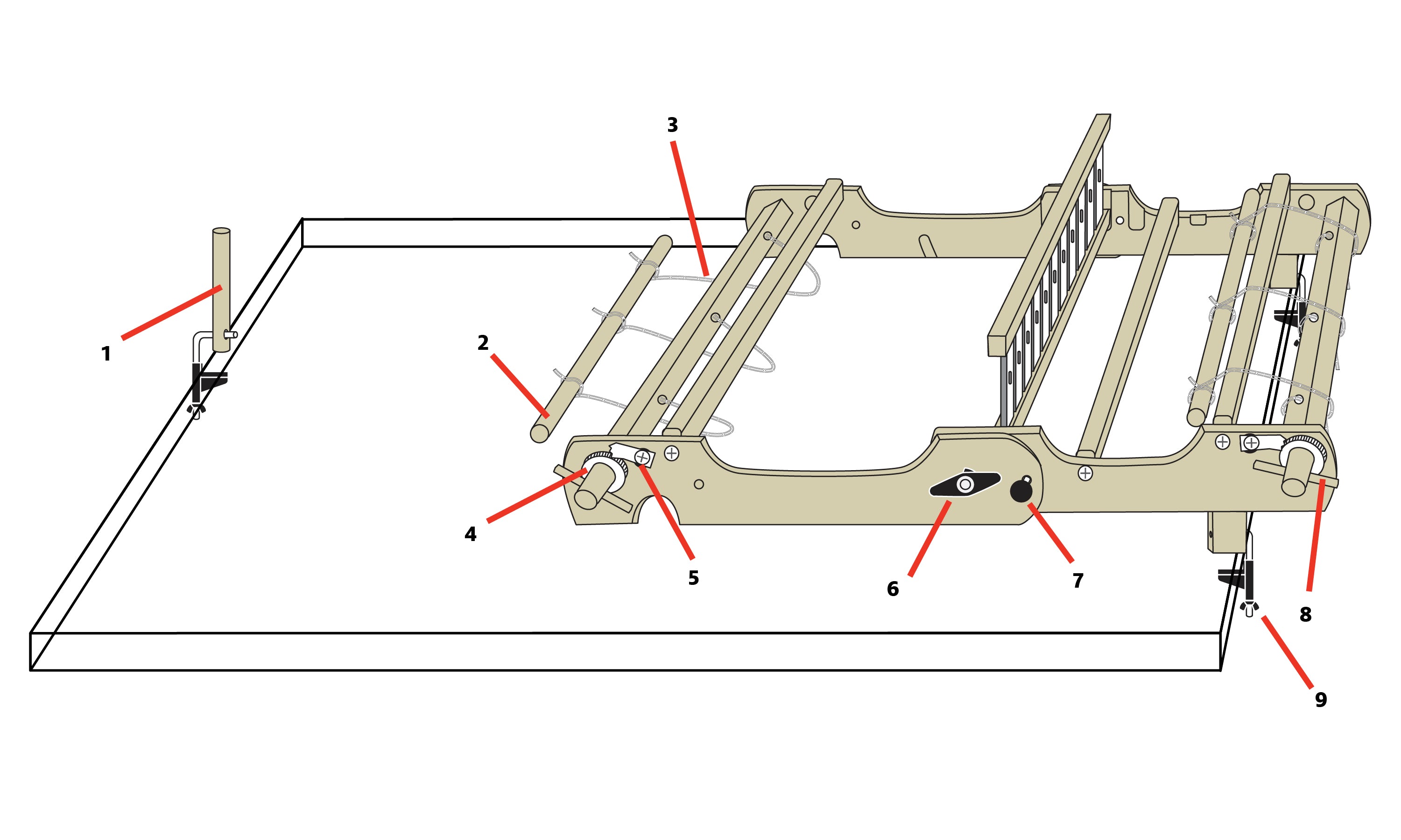 Flip Rigid Heddle Loom Parts