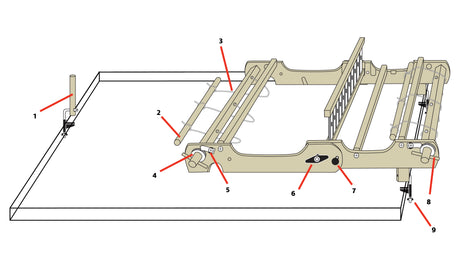 Flip Rigid Heddle Loom Parts