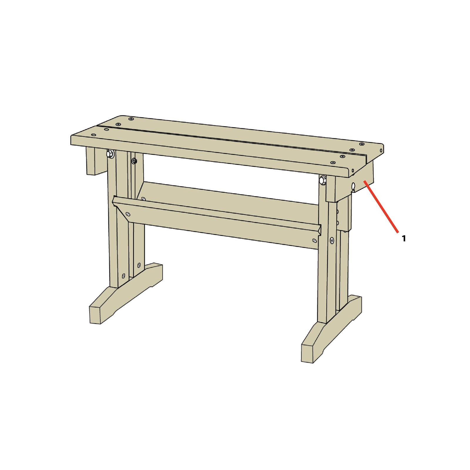 floor loom bench repair parts