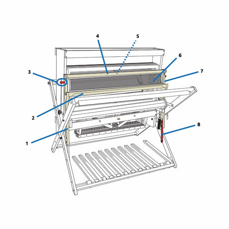 Mighty Wolf Loom Beater Parts