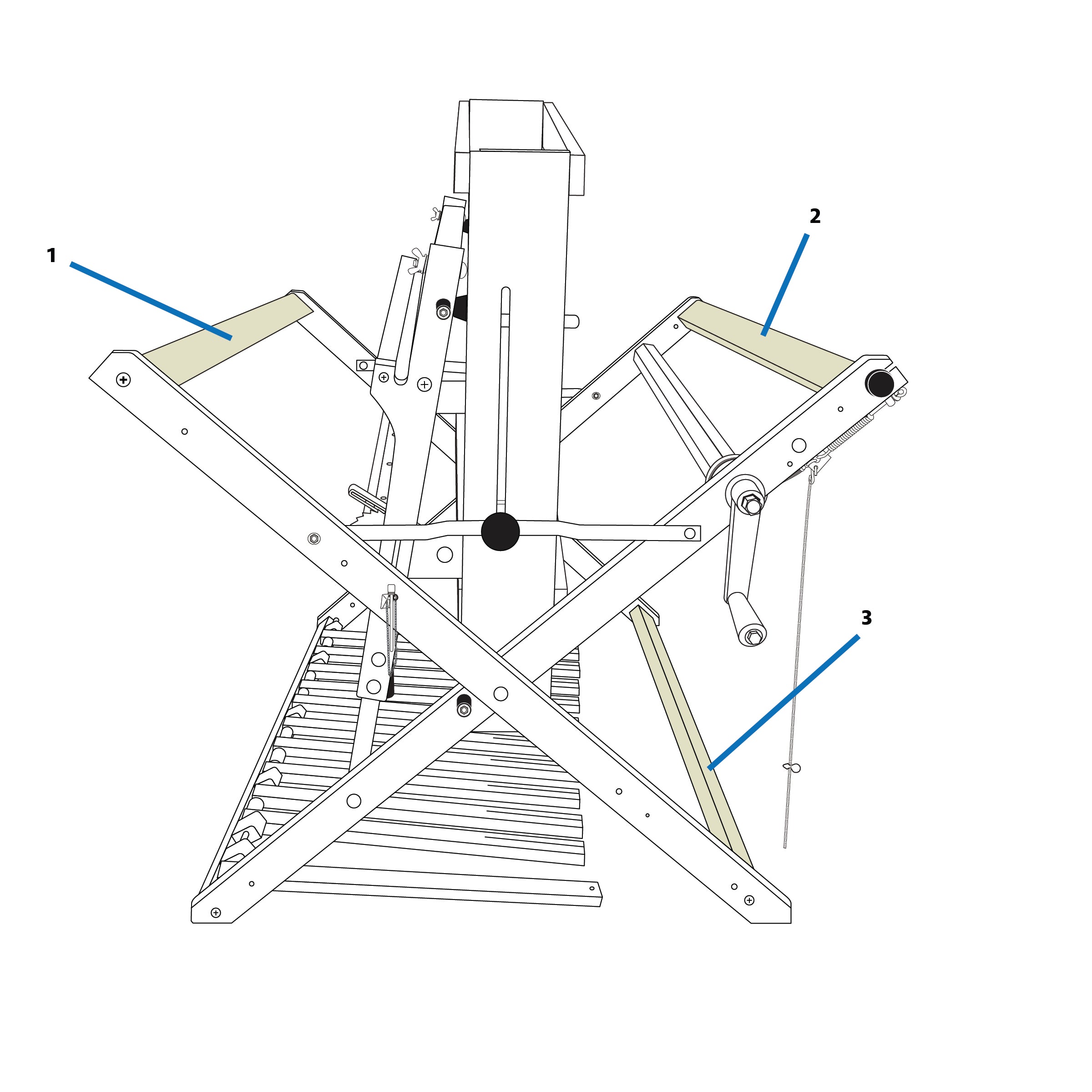 Mighty Wolf Loom Frame Parts