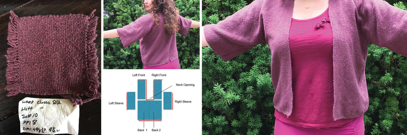 Converting a Kimono Knitting Pattern to a Weaving Pattern - Part 1