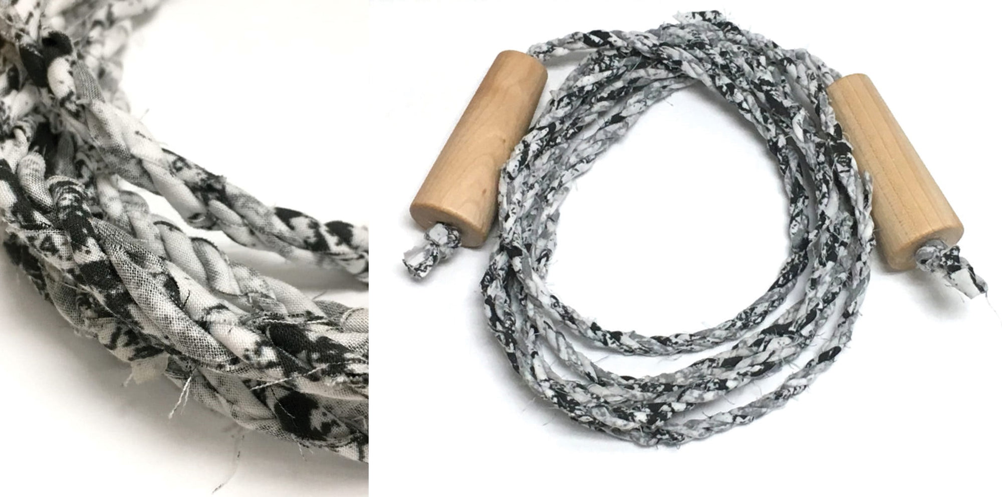 DIY Scrap Fabric Jump Rope