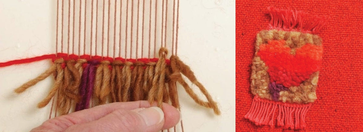 How To Make Ghiordes Knots – Schacht Spindle Company