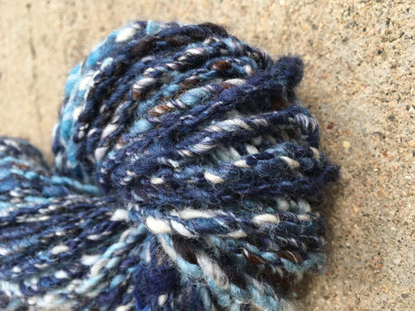 How to Spin a Textured Gradient Cable Yarn - Classy Squid Fiber Co. Collaboration