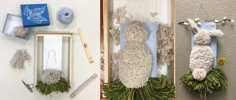 Spring Wall Hanging - 3-Dimensional Weaving