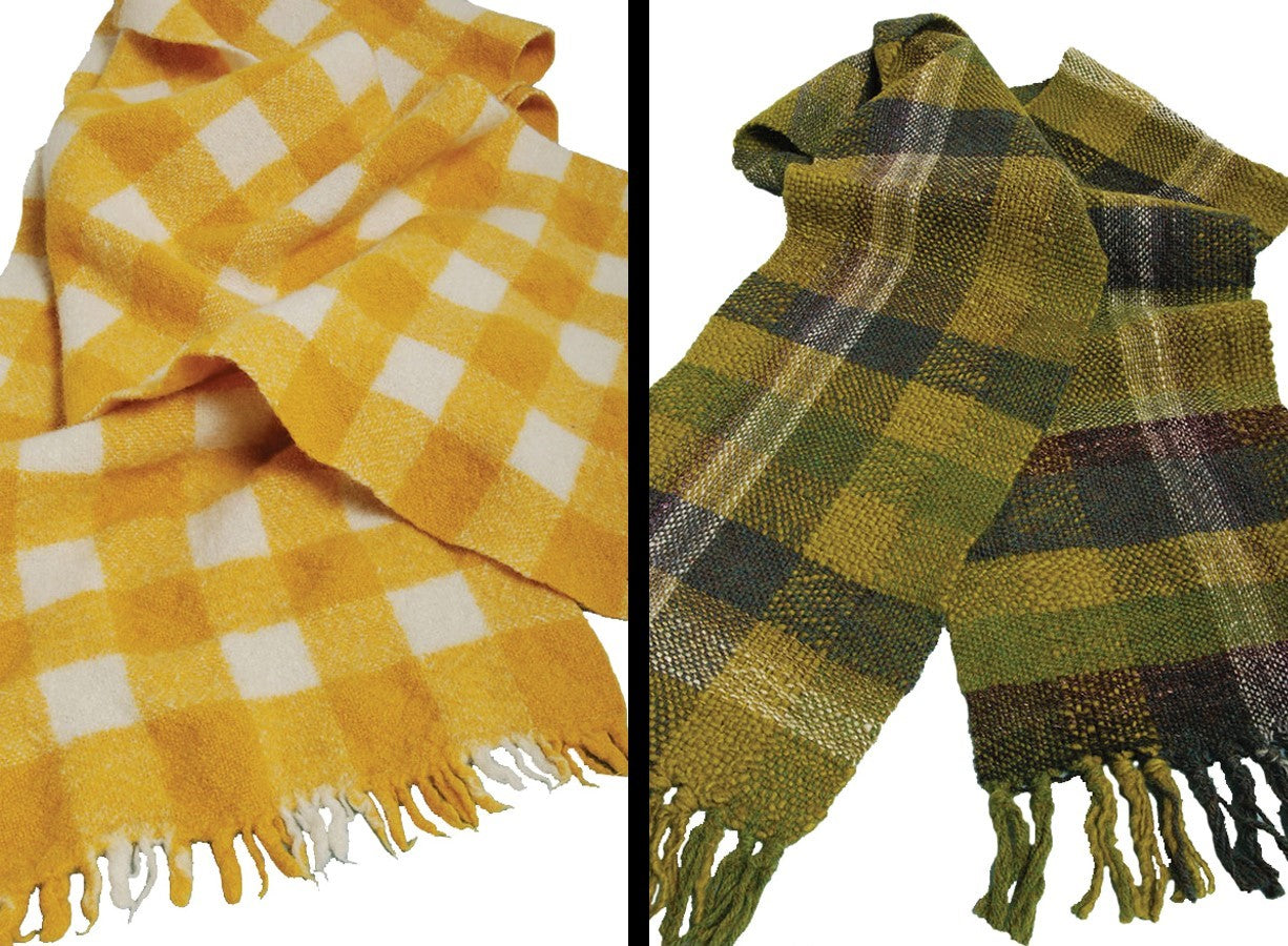 Two Variable Dent Reed Scarves