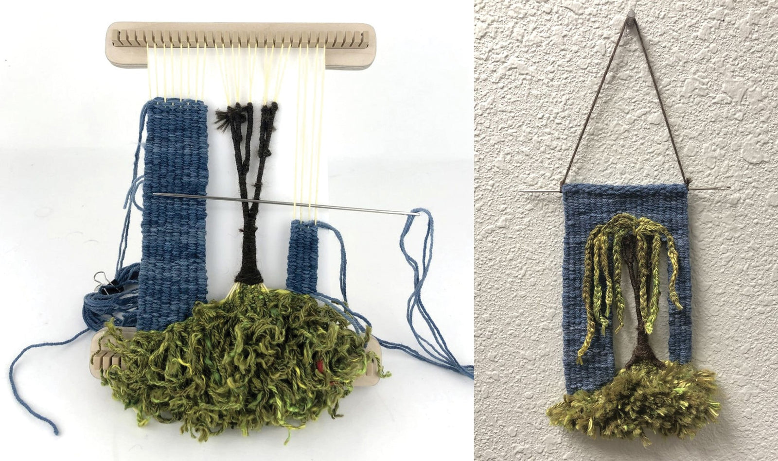 Warp Wrapped Tree Weaving